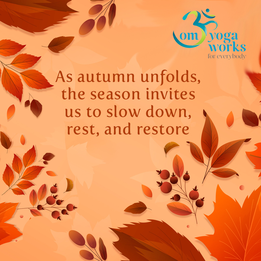 As autumn unfolds, the season invites us to slow down, rest, and restore Image